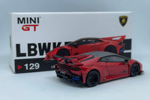 Load image into Gallery viewer, Mini GT 1/64 Lamborghini Huracan GT LB Silhouette LBWK Rosso Mars LHD #129
