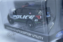 Load image into Gallery viewer, Greenlight 1/64 Exclusive (Versacom) - 2020 Ford Police Interceptor Utility - Show Vehicle Black Promo Edition #51279

