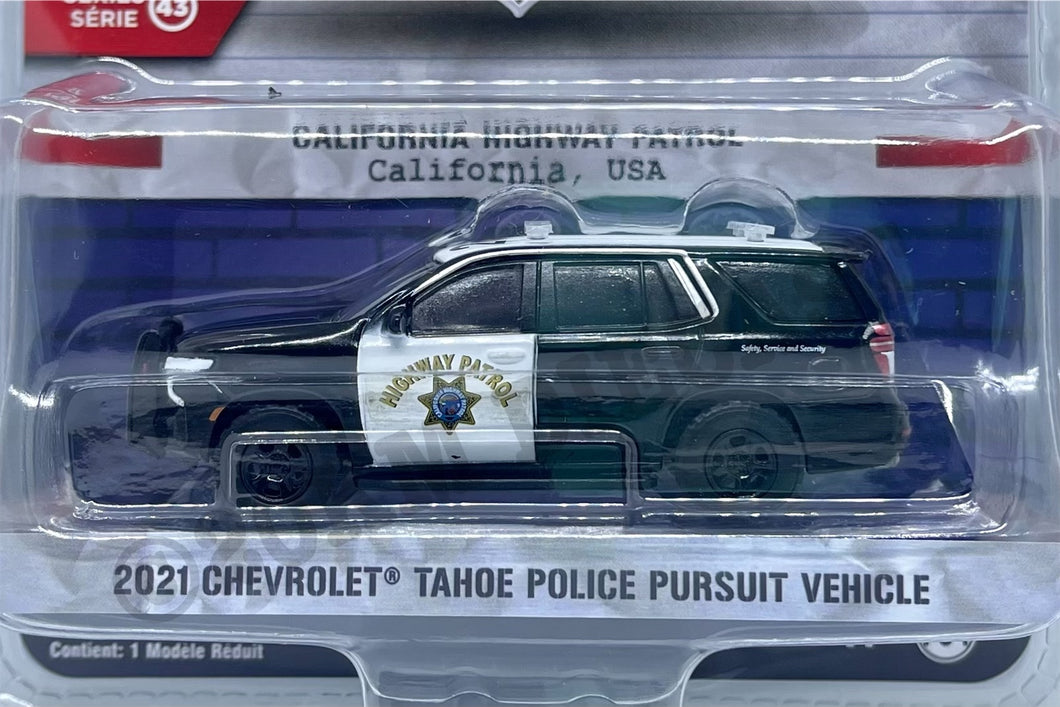 Greenlight Hot Pursuit Series 43 2021 Chevrolet Tahoe - California Highway Patrol (CHP)
