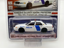 Load image into Gallery viewer, Greenlight 1/64 Hot Pursuit Series 26 - 2011 Ford Crown Victoria Police Interceptor - Homeland Security Federal Protective Police - #42830-D

