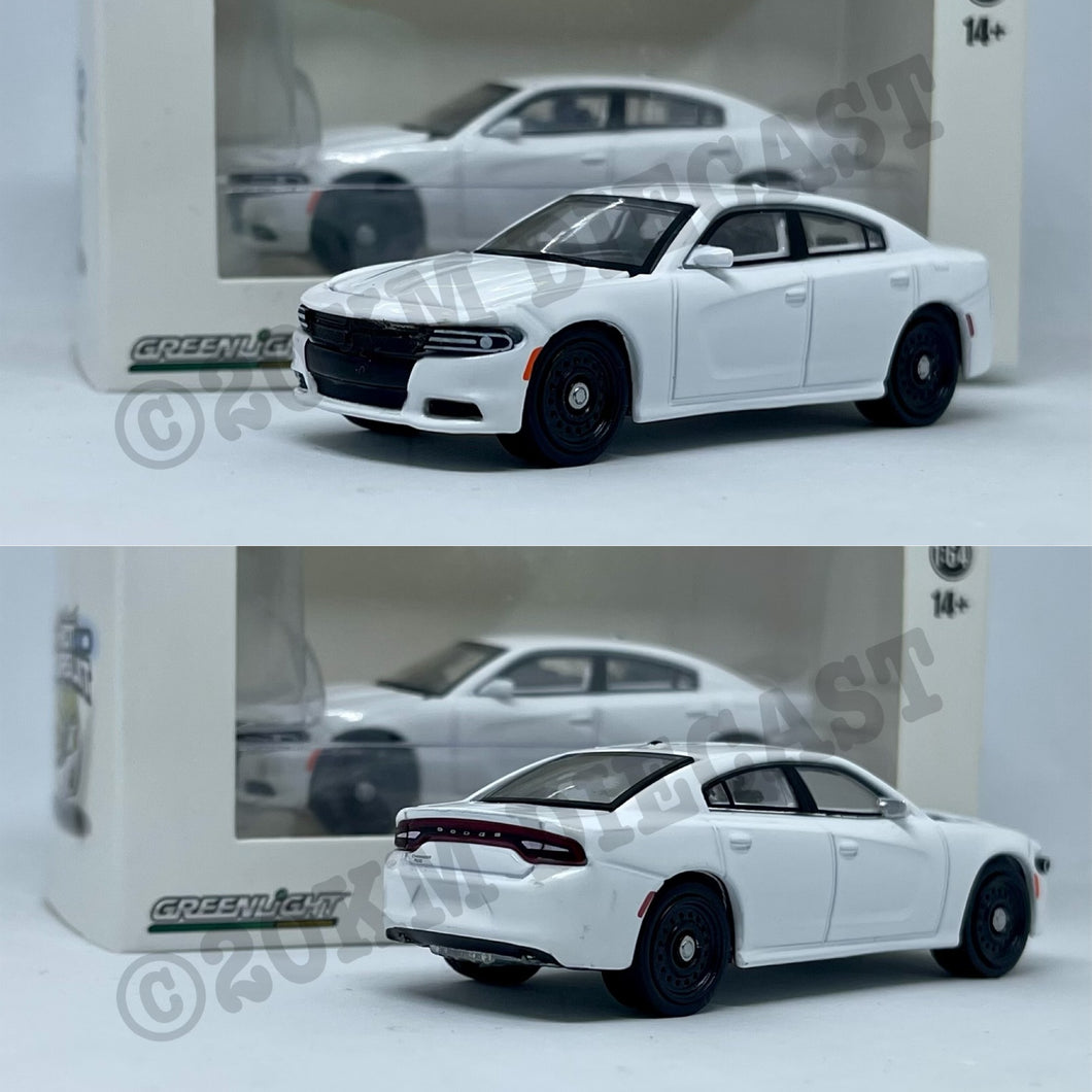 Greenlight 1/64 2022 Dodge Charger Pursuit Blank White