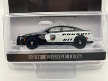 Load image into Gallery viewer, Greenlight 1/64 Exclusive (FCA Fleet Service) - 2016 Dodge Charger Pursuit - Law Enforcement Demo Police Show Car #51029
