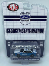 Load image into Gallery viewer, Greenlight 1/64 1989 Ford Mustang - Georgia State Patrol (ACME Exclusive)
