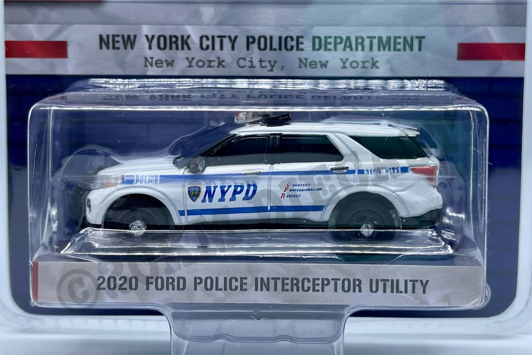Greenlight Hot Pursuit Series 35 2020 Ford Police Interceptor Utility New York City Police Department
