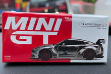 Load image into Gallery viewer, Mini GT 1/64 Hong Kong Exclusive #205 LB WORKS Nissan GT-R R35 + #202 Land Rover Defender 110 Camel Trophy Support Vehicle - Sinopec
