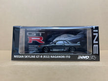 Load image into Gallery viewer, Inno64 1/64 Nissan Skyline GT-R R32 BNR32 RB26DETT Naganori Ito (Japan Exclusive) (IN64-R32-PS1)

