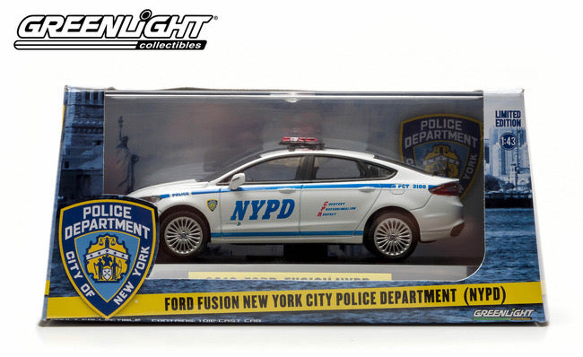 Greenlight 1/43 Ford Fusion- New York City Police Department (NYPD)