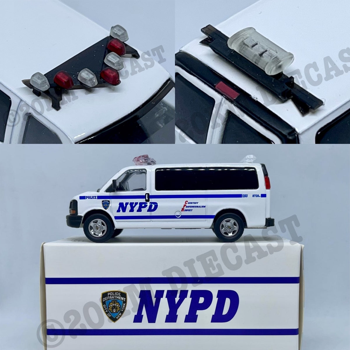 596 Model 1/64 Chevrolet Express - New York Police Department (NYPD ...