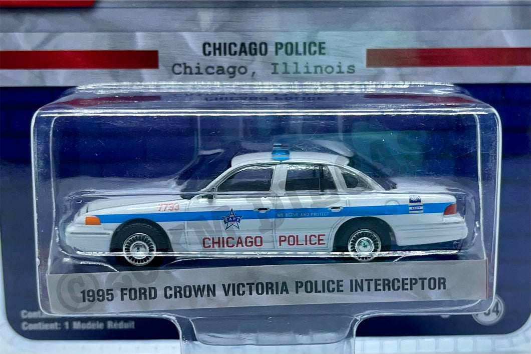 Greenlight Hot Pursuit Series 36 Chicago Police 1995 Ford Crown Victoria