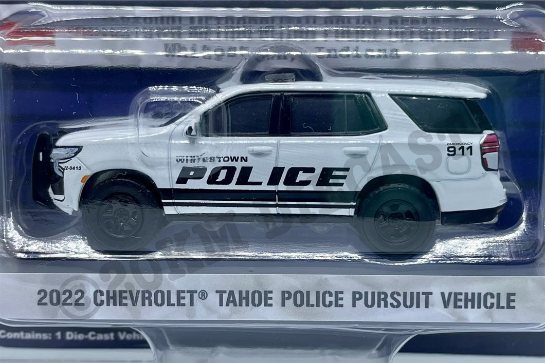 Greenlight 1/64 2022 Chevrolet Tahoe - Whitestown Metropolitan Police Department