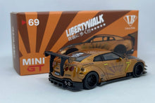 Load image into Gallery viewer, Mini GT 1/64 Liberty Walk LB Works Nissan GT-R R35 Metallic Brown RHD #69
