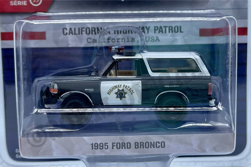 Greenlight Hot Pursuit Series 35 1995 Ford Bronco California Highway Patrol