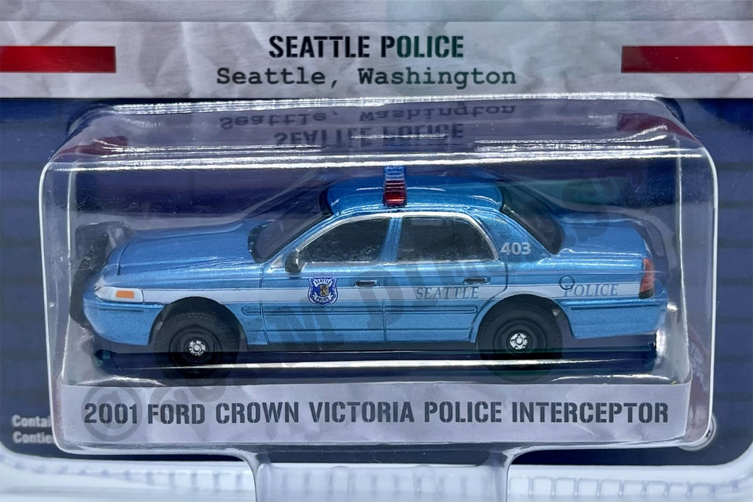 Greenlight Hot Pursuit Series 44 - Seattle Police 2001 Ford Crown Victoria