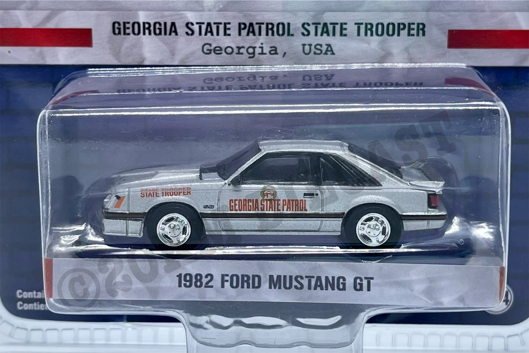 Greenlight Hot Pursuit Series 44 - Georgia State Patrol State Trooper 1982 Ford Mustang GT