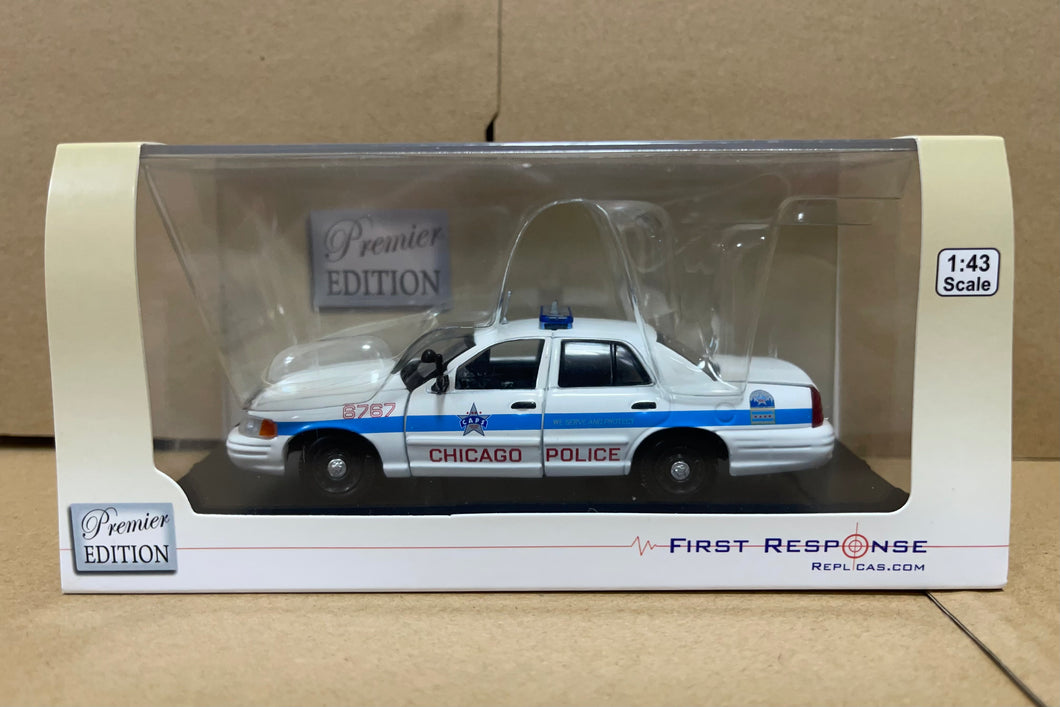 First Response Replicas 1/43 Ford Crown Victoria - Chicago Police Department
