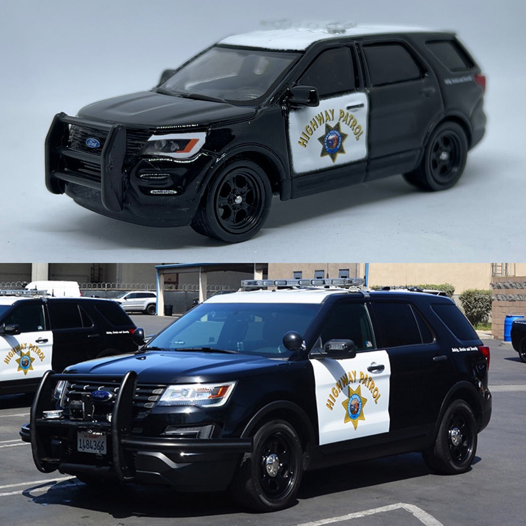 Greenlight 1/64 2016 Ford Police Interceptor Utility - California Highway Patrol (CHP) (Custom)