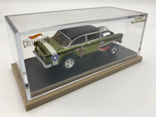 Load image into Gallery viewer, Hot Wheels RLC 55 Chevy Bel Air Gasser WWII Flying Tigers Green - FPN04
