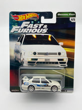 Load image into Gallery viewer, Hot Wheels Premium Car Culture - Fast &amp; Furious Mix 2 Original Fast - Volkswagen Jetta MK3 (Japanese Card) - GBW85

