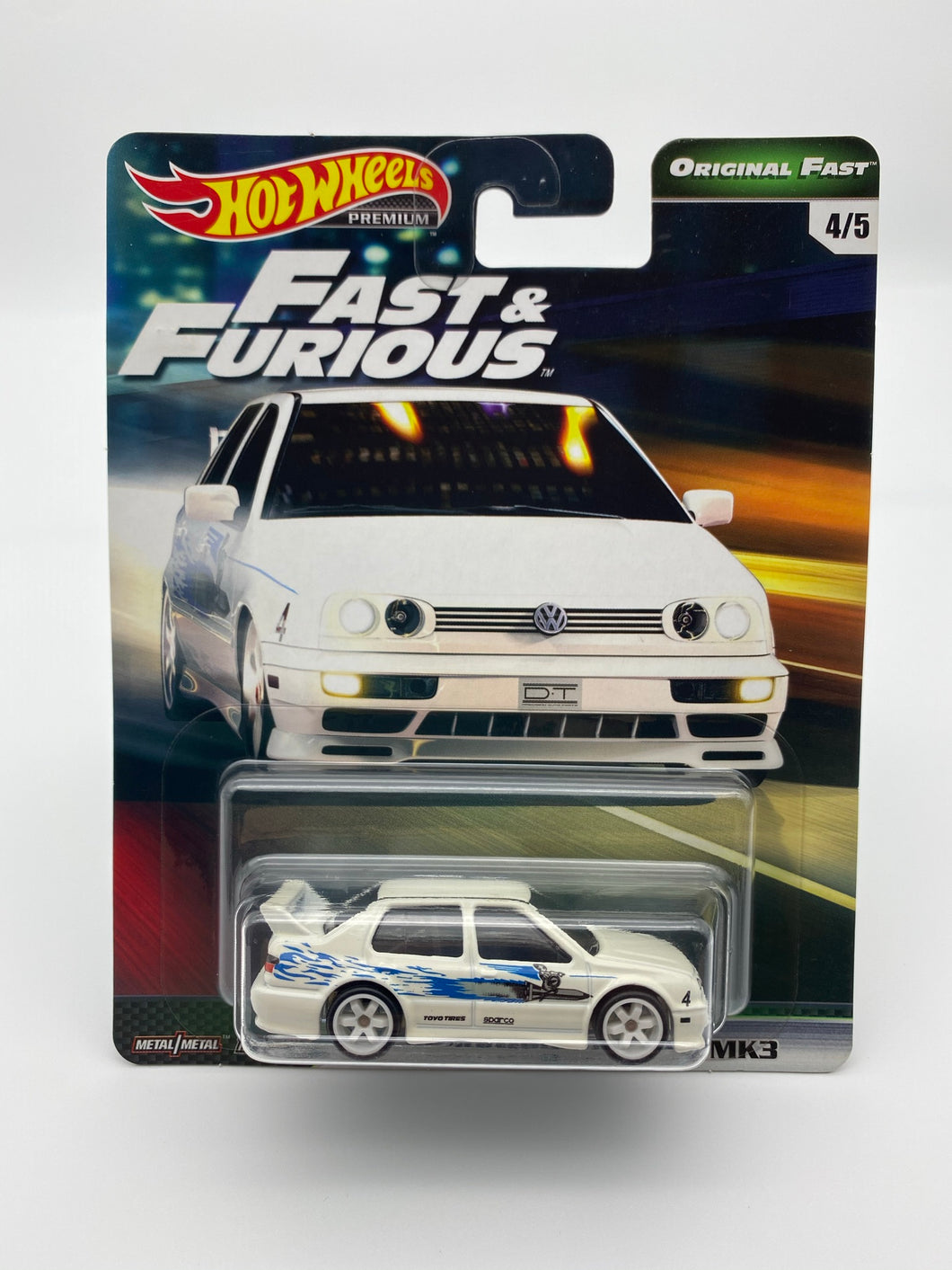 Hot Wheels Premium Car Culture - Fast & Furious Mix 2 Original Fast - Volkswagen Jetta MK3 (Japanese Card) - GBW85