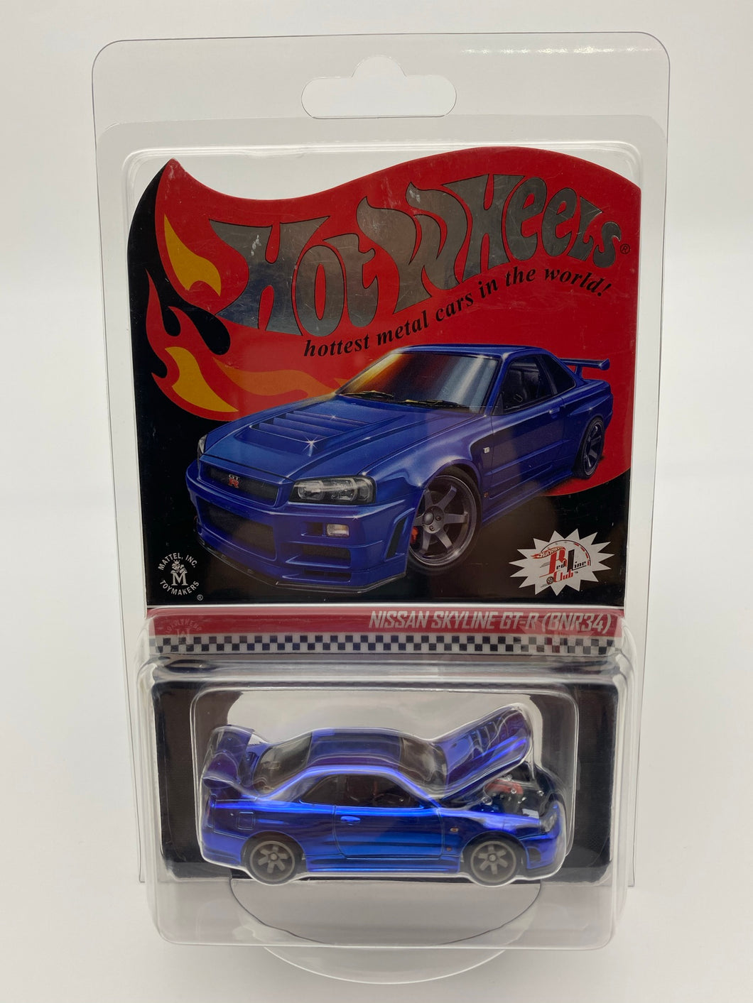 Hot Wheels RLC Nissan Skyline GT-R (BNR34) Blue - GDF86