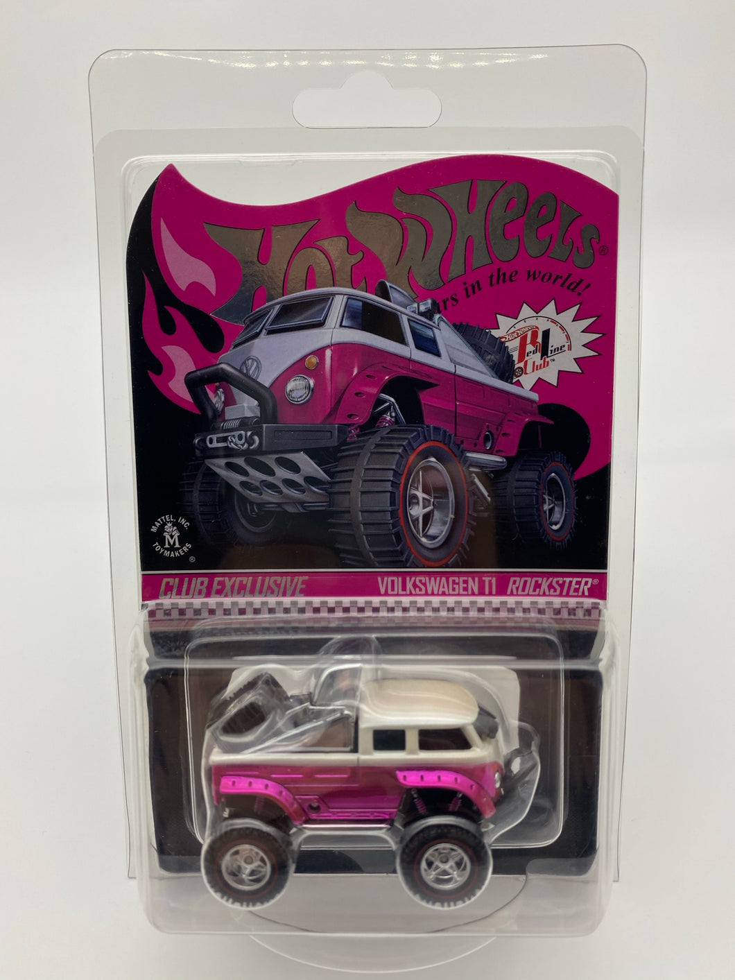 Hot Wheels RLC 2020 Nationals Volkswagen T1 Rockster Spectraflame Pink - GLH76