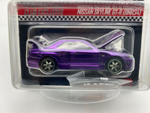 Load image into Gallery viewer, Hot Wheels RLC Nissan Skyline GT-R (BNR34) Puple w/ Pin and Patch - GLH90
