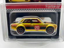 Load image into Gallery viewer, Hot Wheels RLC 71 Datsun 510 Gold - GLH93
