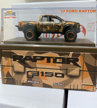 Load image into Gallery viewer, Hot Wheels RLC 17 Ford F-150 Raptor Desert Dino Truck - HCK31
