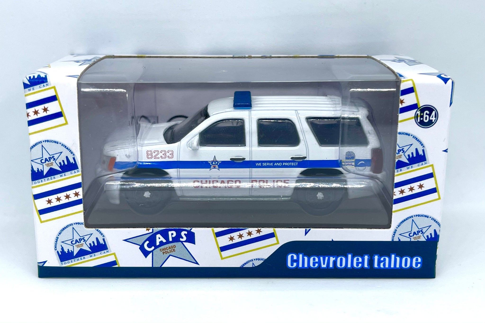 596 Model 1/64 Chevrolet Tahoe - Chicago Police Department – 20KM Diecast