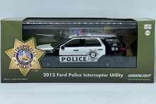 Load image into Gallery viewer, Greenlight 1/43 Exclusive (Las Vegas Police) - 2013 Ford Police Interceptor Utility - Las Vegas Metropolitan Police Department #51321
