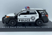 Load image into Gallery viewer, Greenlight 1/43 Exclusive (Las Vegas Police) - 2013 Ford Police Interceptor Utility - Las Vegas Metropolitan Police Department #51321
