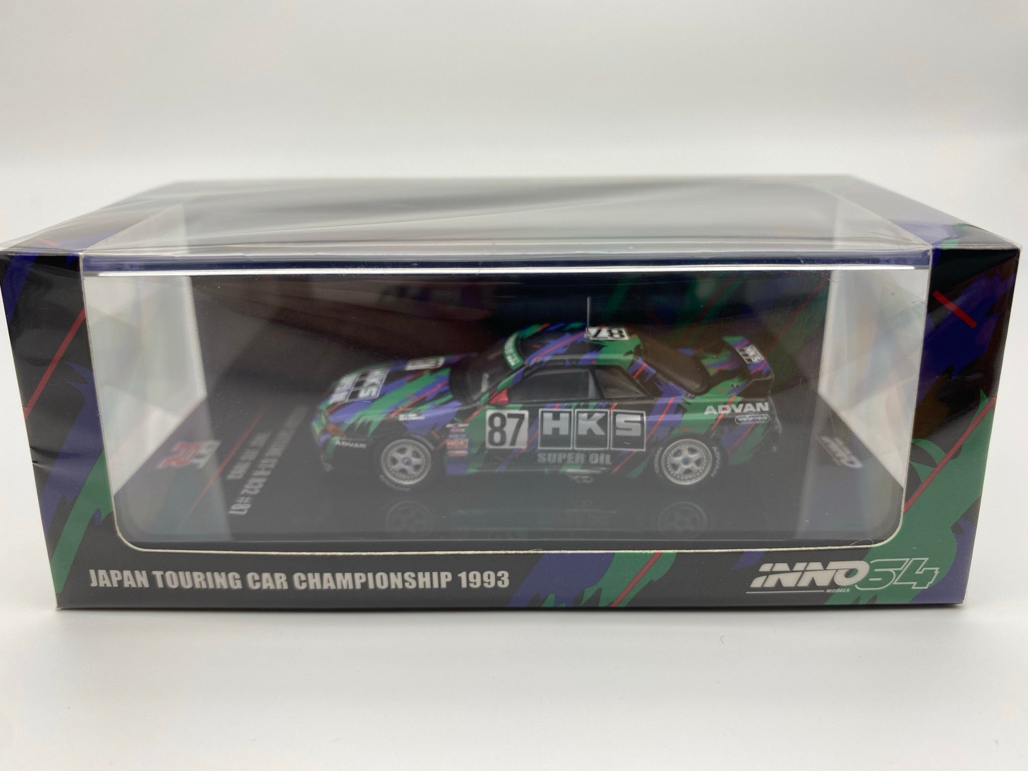 Inno64 1/64 Nissan Skyline GT-R R32 Group A #87 HKS JTC 1993