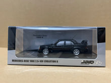 Load image into Gallery viewer, Inno64 1/64 Mercedes-Benz AMG 190E 2.5-16V Evolution II - Metallic Black (Tartan Cloth Seat) (IN64-190E-BLA)
