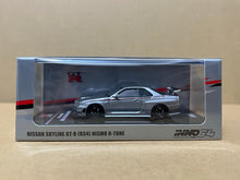 Load image into Gallery viewer, Inno64 1/64 Nissan Skyline GT-R R34 Nismo R-Tune Silver (IN64-R34RT-SIL)
